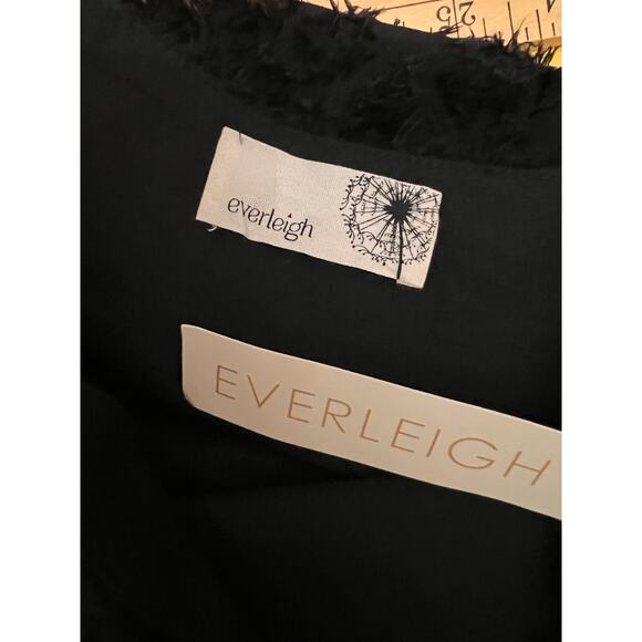 Everleigh High Waisted Tiered Layered Maxi Skirt Black Womens Size 6 NWT - Picture 5 of 6